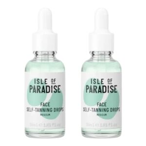 Isle Of Paradise Medium Self-Tanning Face Drops - 2 Pack
